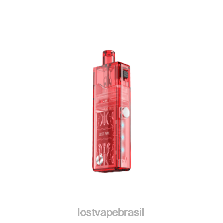 Lost Vape Orion kit de pod de arte vermelho claro VX68D202 | Lost Vape BrasÃ­lia