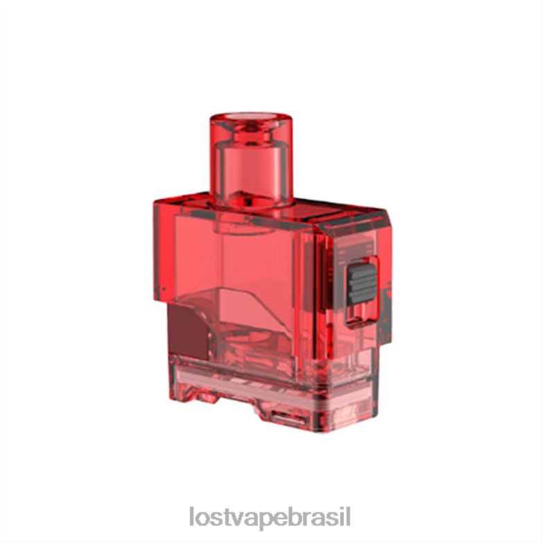 Lost Vape Orion cápsulas de substituição vazias de arte | 2,5ml vermelho claro VX68D315 | Lost Vape Disposable
