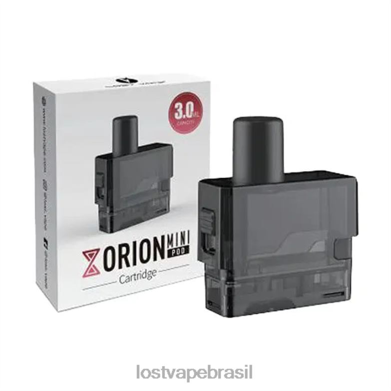 Lost Vape Orion mini cápsula de substituição vazia | 3ml preto VX68D34 | Lost Vape Review Brasil